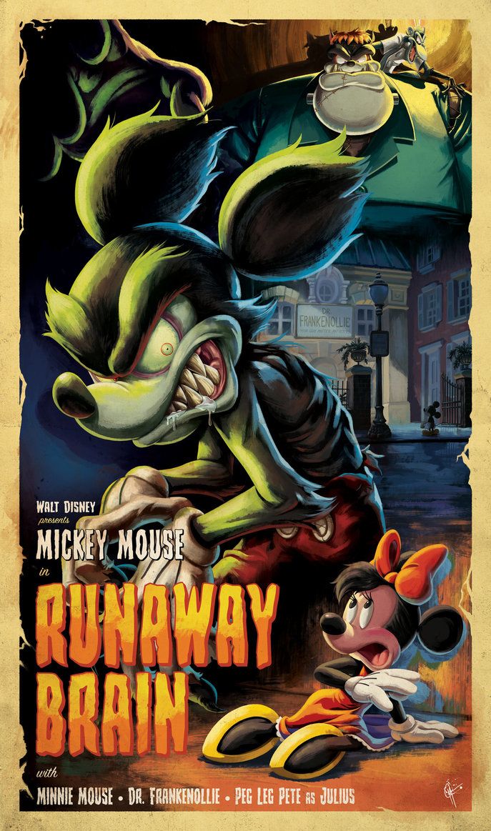 アメコミ RUNAWAY BRAIN Mickey Mouse & Julius