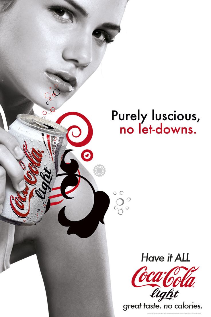 Coca-Cola Light ポスターデザイン 【公式通販】