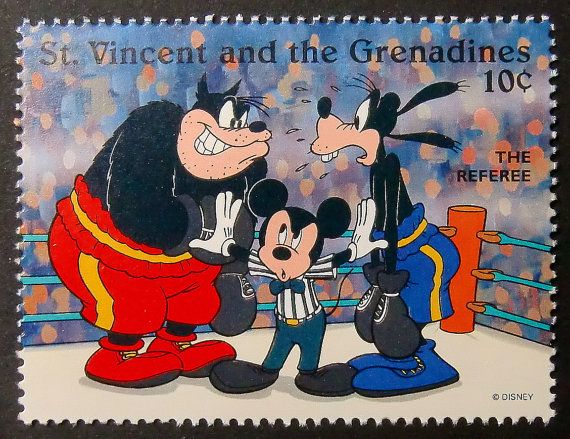 ディズニースタンプギャラリー セントビンセント&ガ―ナ発行ミッキーポ