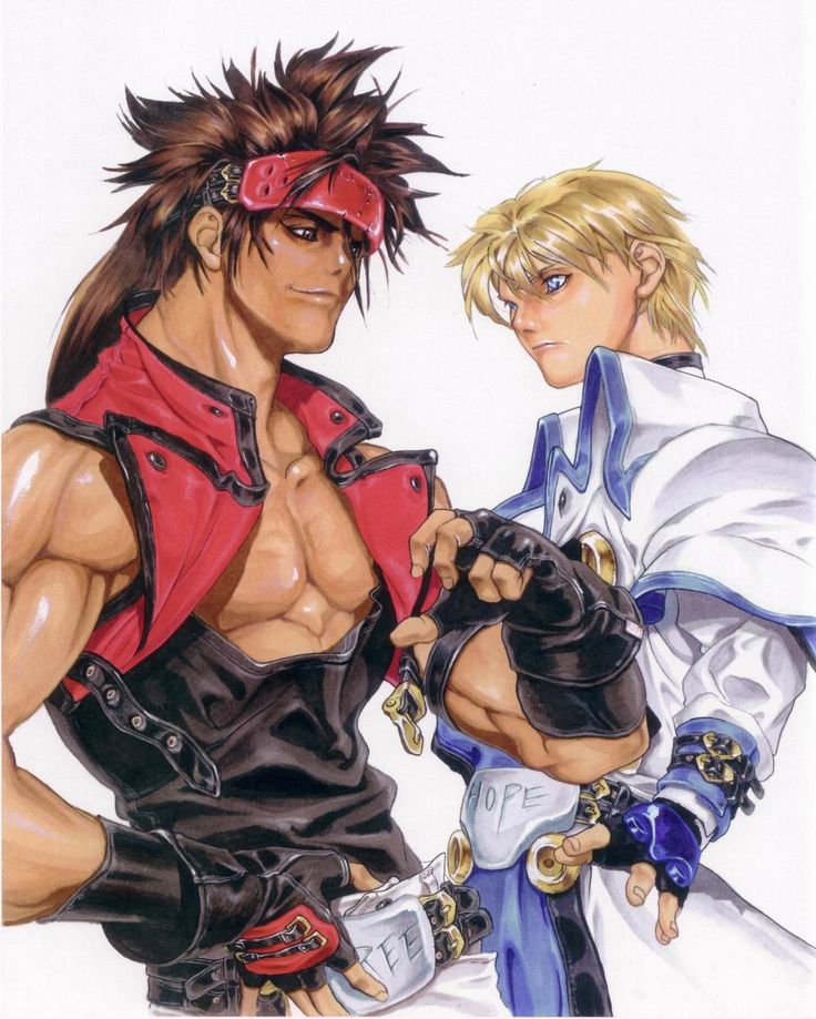 guilty gear ky kiske sol badguy male