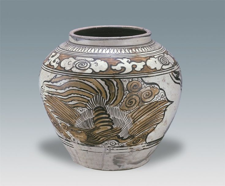 中国陶磁器 宋定窯 蓋付き壺 【公式通販】