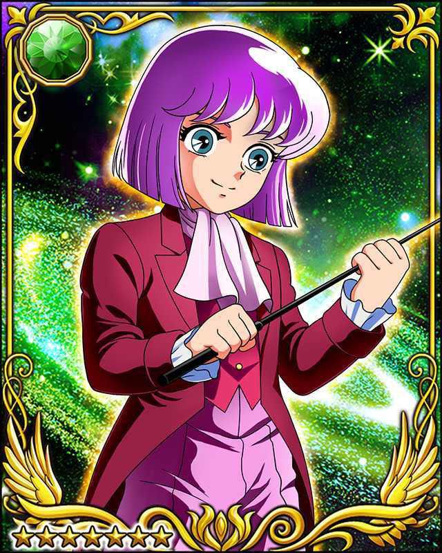 聖闘士星矢「城戸沙織（アテナ）」セル画