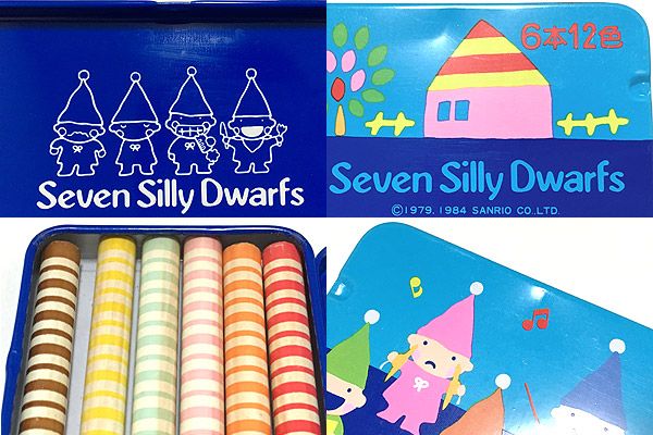 Seven Silly Dwarfs/セブンシリードワーフス・Colored pencils/色鉛筆