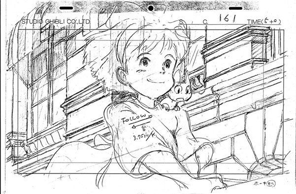 魔女の宅急便 レイアウト 宮崎駿 スタジオジブリ スタジオジブリ