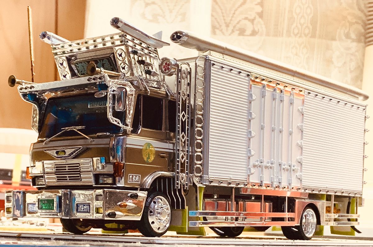 絶版品】skynet デコトラRC 椎名急送由加丸トレーラー skynetデコトラ