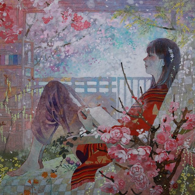 油絵 絵画 絵インテリア F4-242023 人物 和服の女性像 油絵 絵画 絵