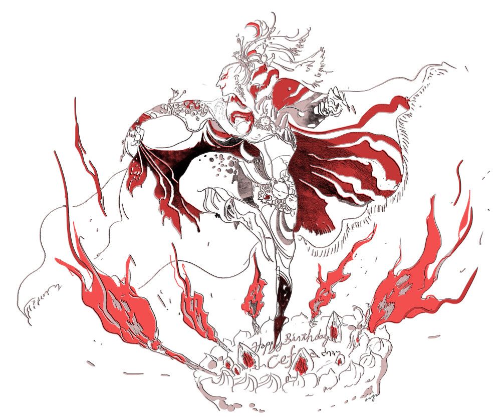 MTG 人造魔導士、ケフカ ショーケース 天野イラスト MTG 人造魔導士