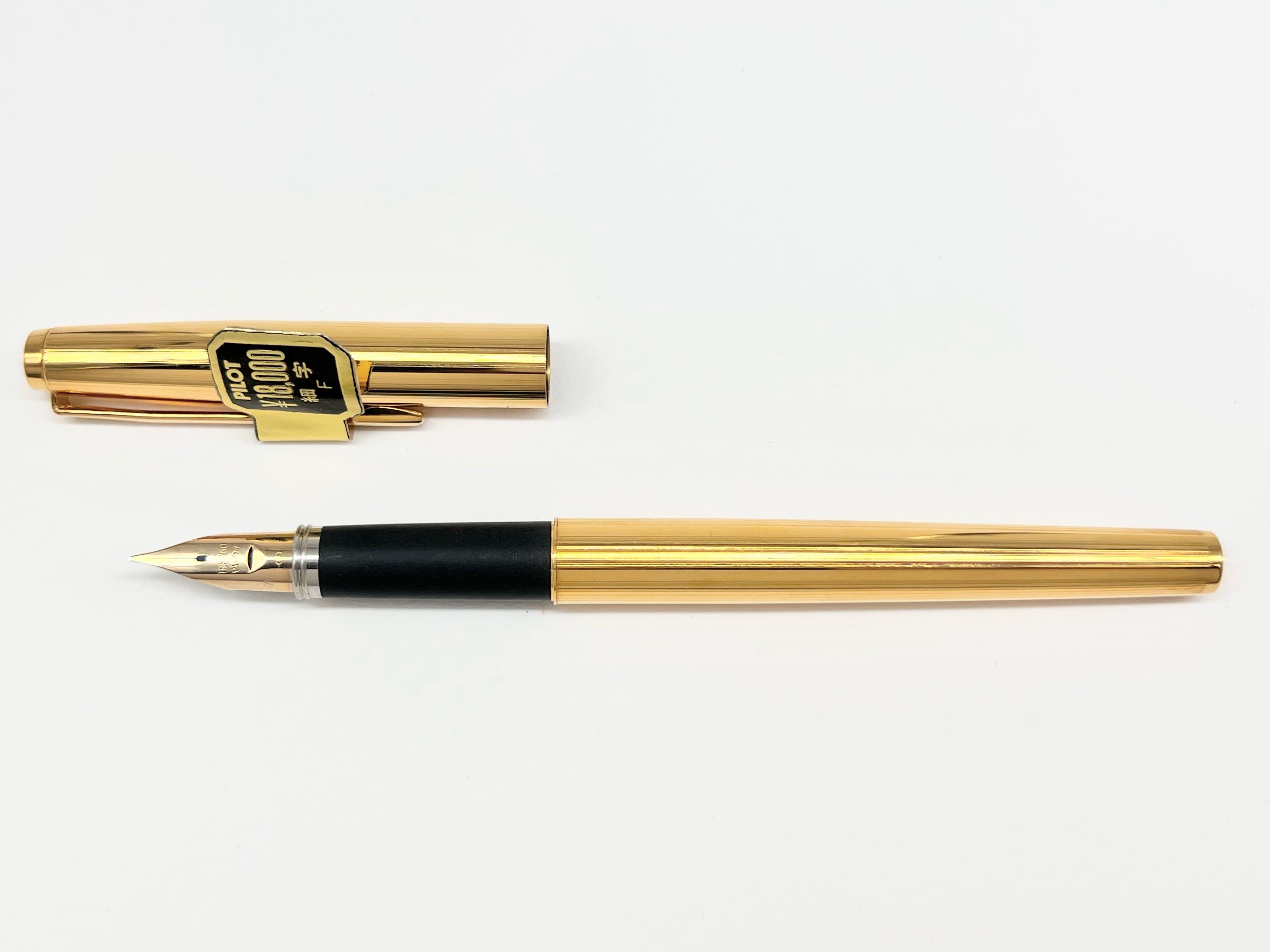 PILOT パイロット 万年筆 K18 般若心経 SV925 アンティーク万年筆