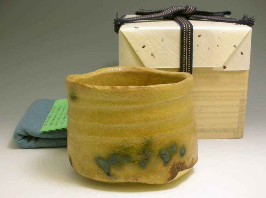 ♥各務周海黄瀬戸壺花瓶花器骨董古玩