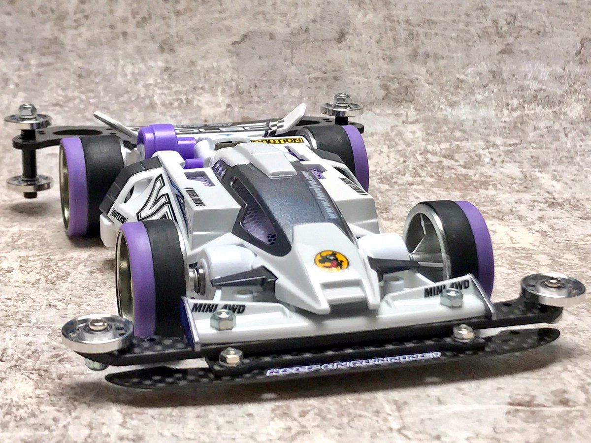 ミニ四駆のボディ4個セットです。 塗装済みです4個 タミヤ製品