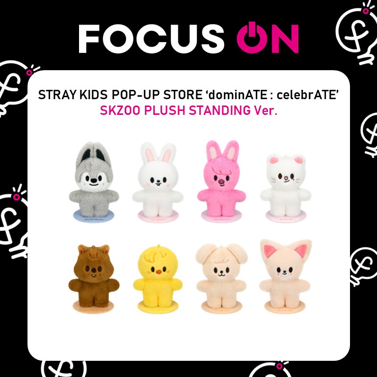 IN STOCK] Stray Kids dominATE Pop-Up official Merch SKZOO PLUSH