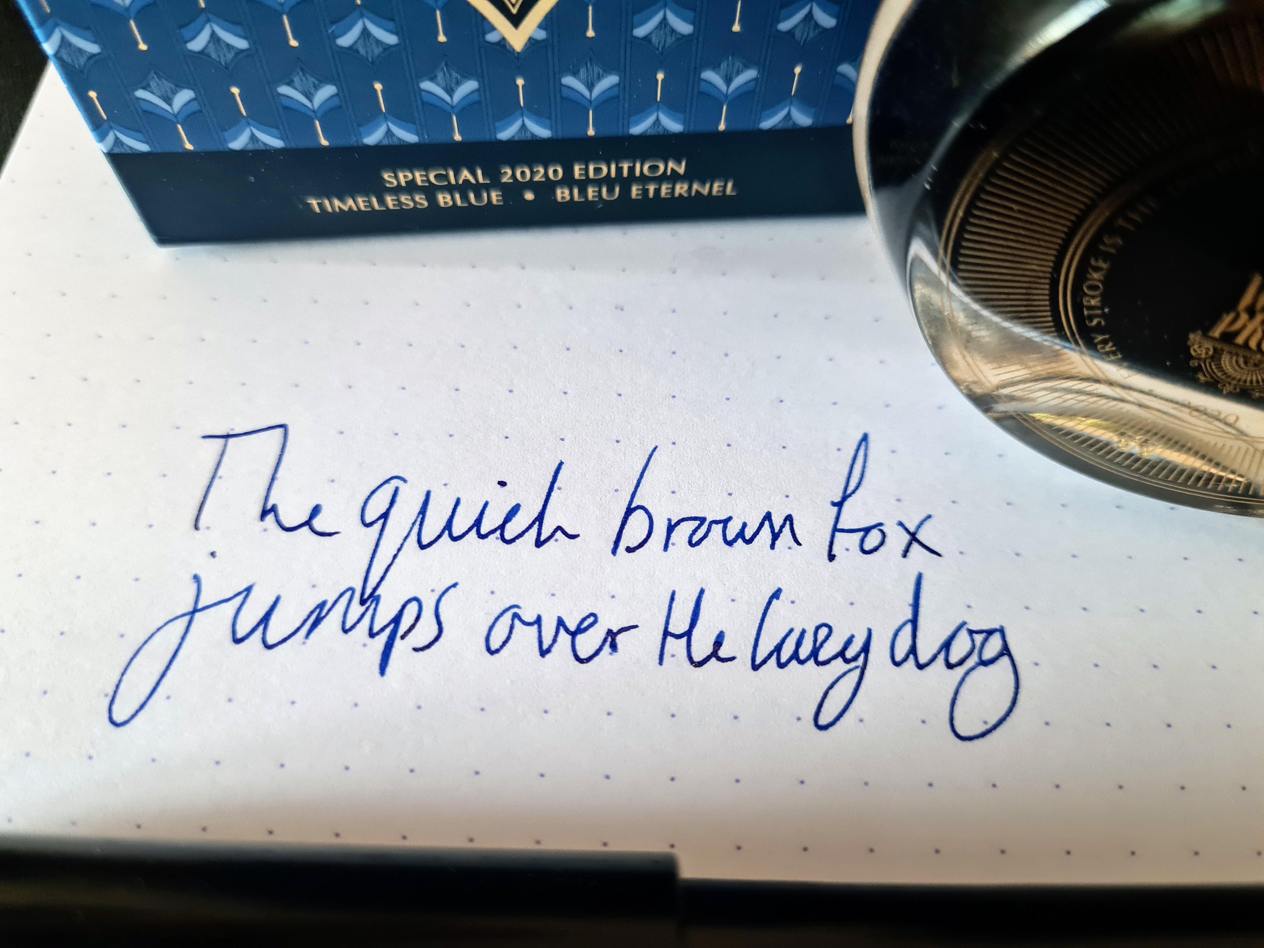Ferris Wheel Press Timeless Blue Special Edition : r/fountainpens