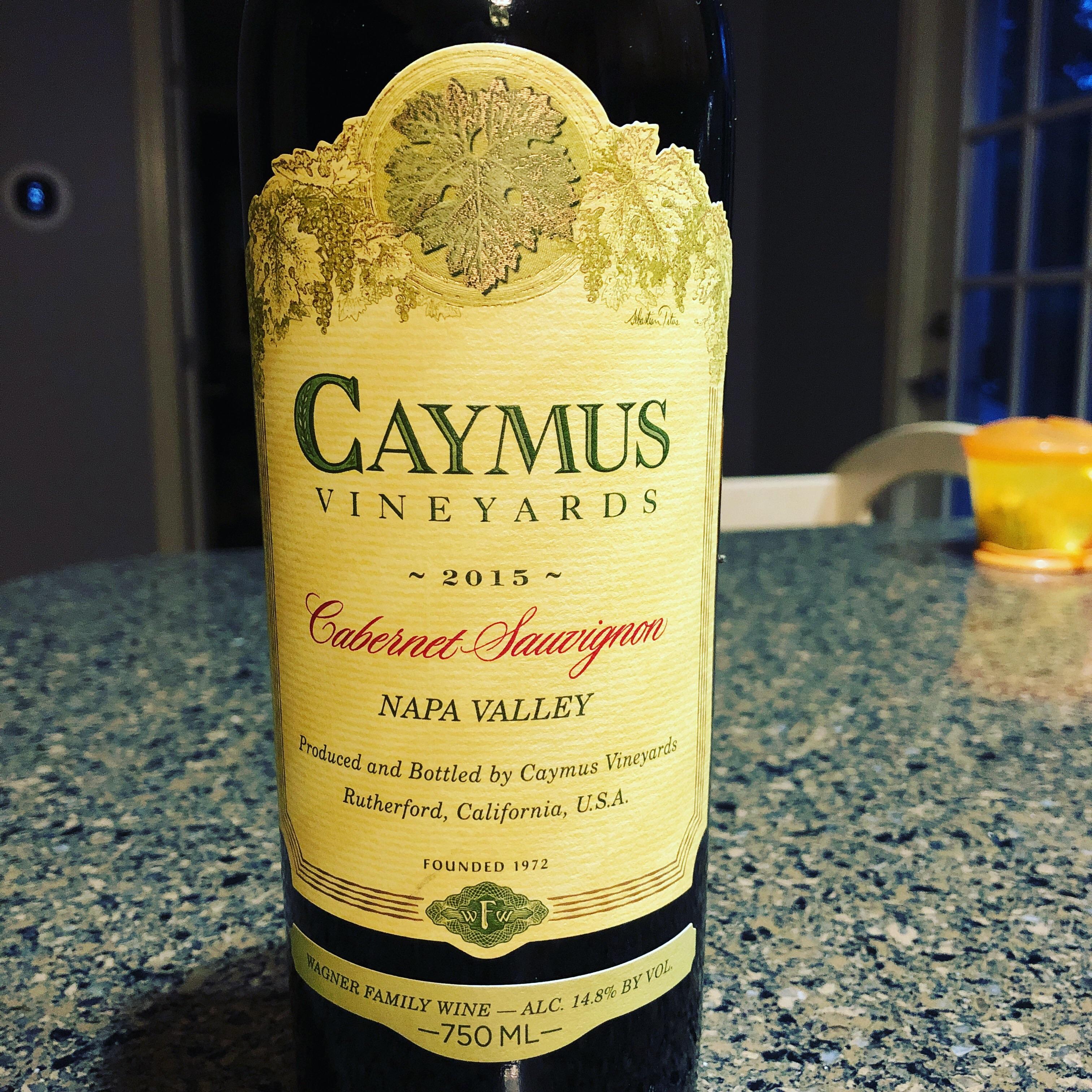 2015 Caymus : r/wine