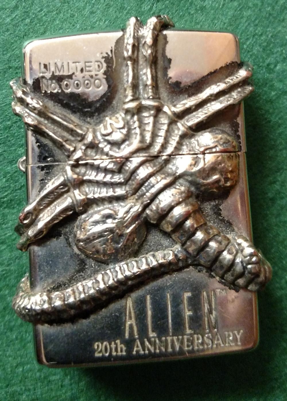Alien 20th Anniversary Facehugger Zippo : r/Zippo