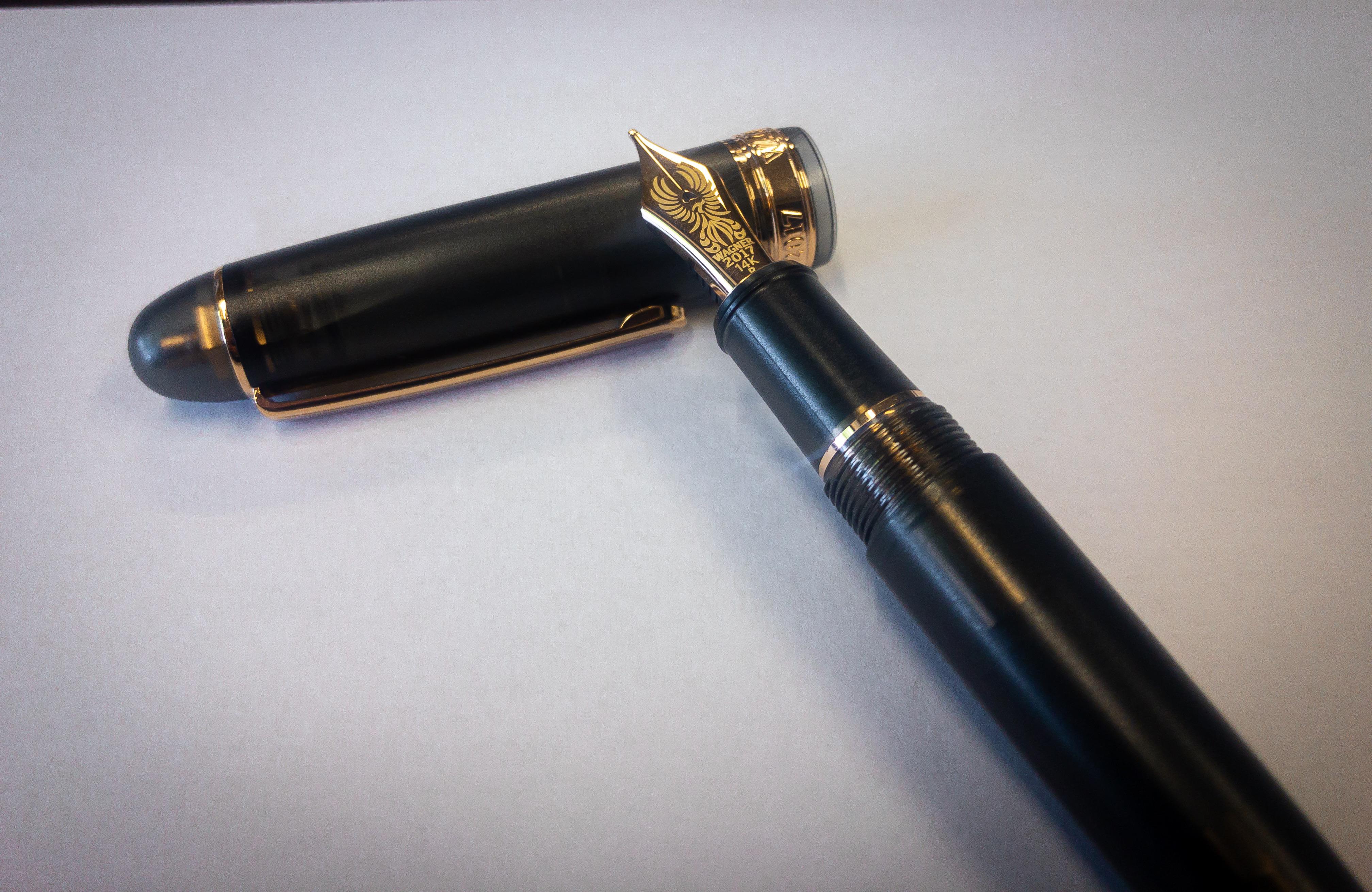 NPD - LE Wagner Platinum 3776 (Info in Comments) : r/fountainpens