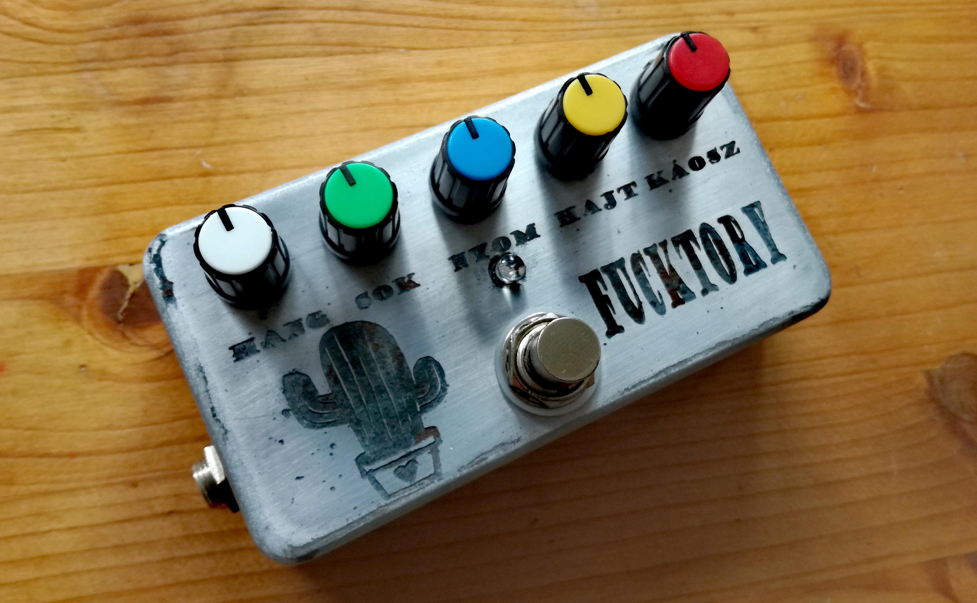 ギター FF-1 Fuzz Factory Clone ZVEX Hand-Painted Fuzz Factory