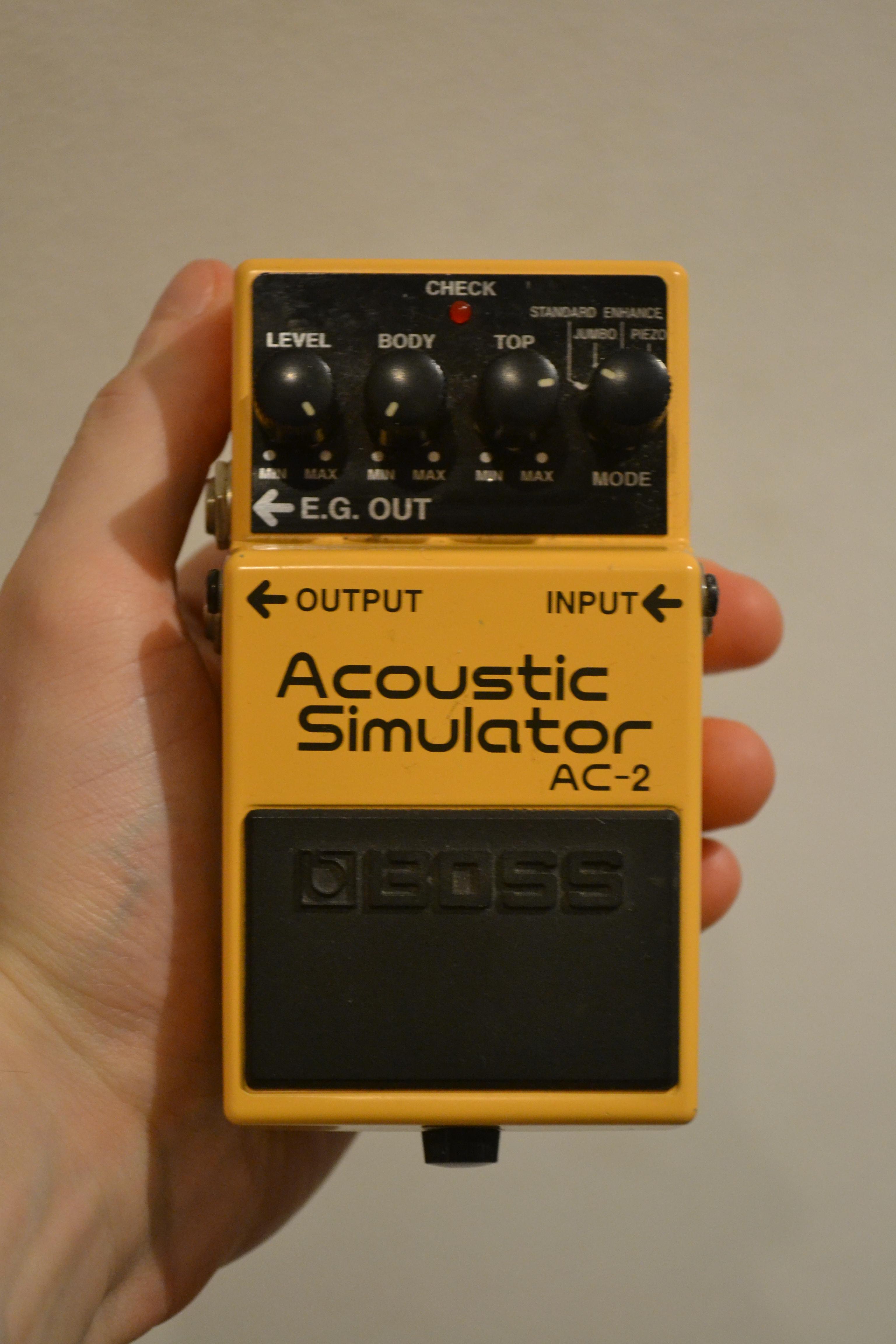 NPD - Boss AC-2 Acoustic Simulator : r/guitarpedals