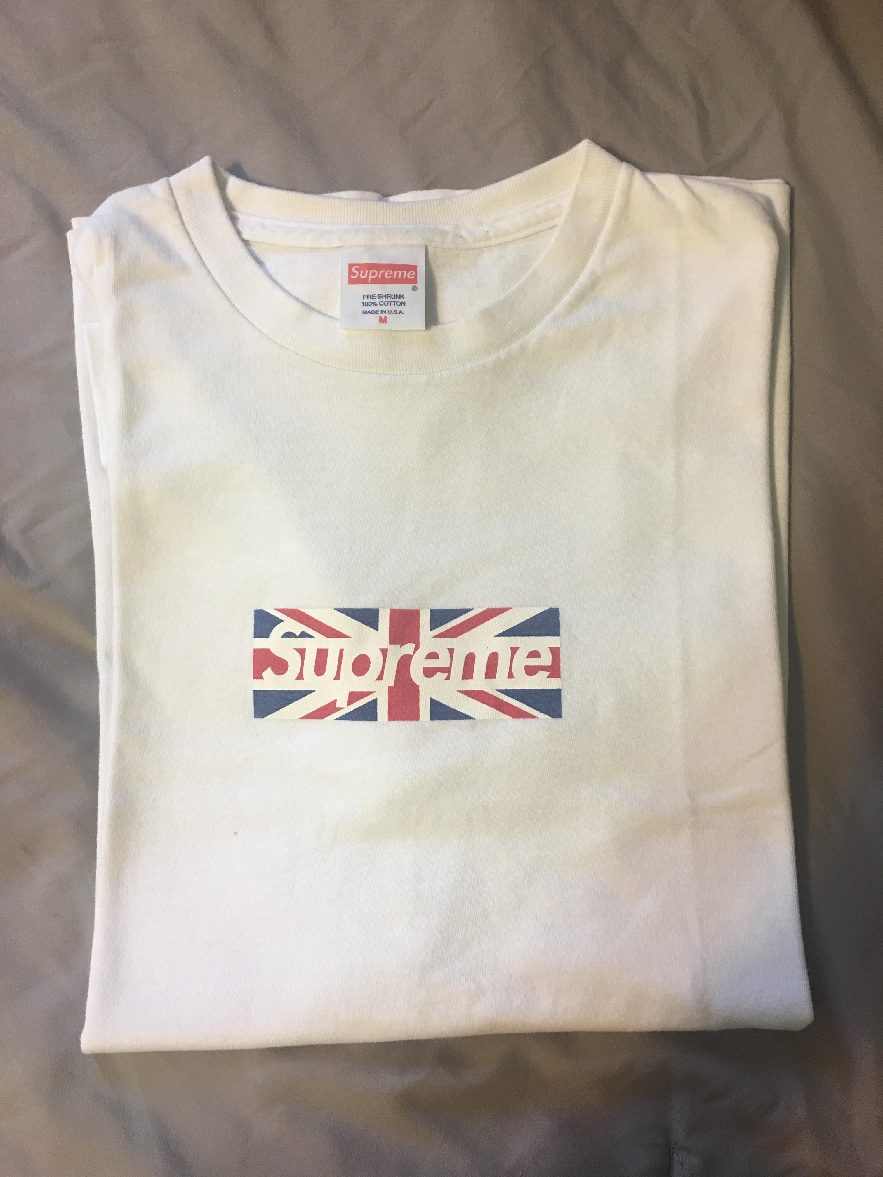 Latest pick up - Union Jack Box Logo : r/supremeclothing