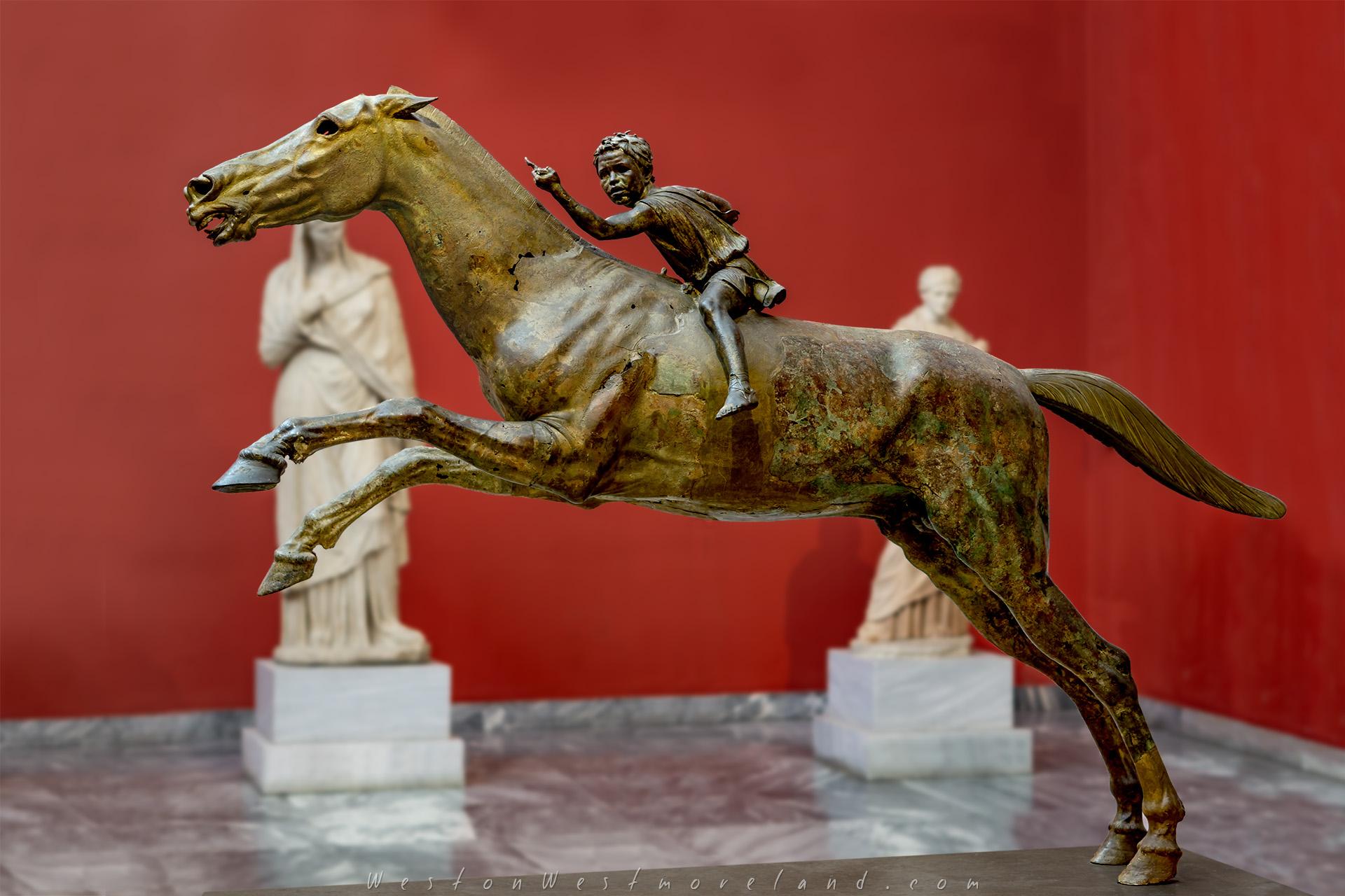 アルテミシオンの騎手、紀元前150年頃、古代ギリシャの、馬に乗った