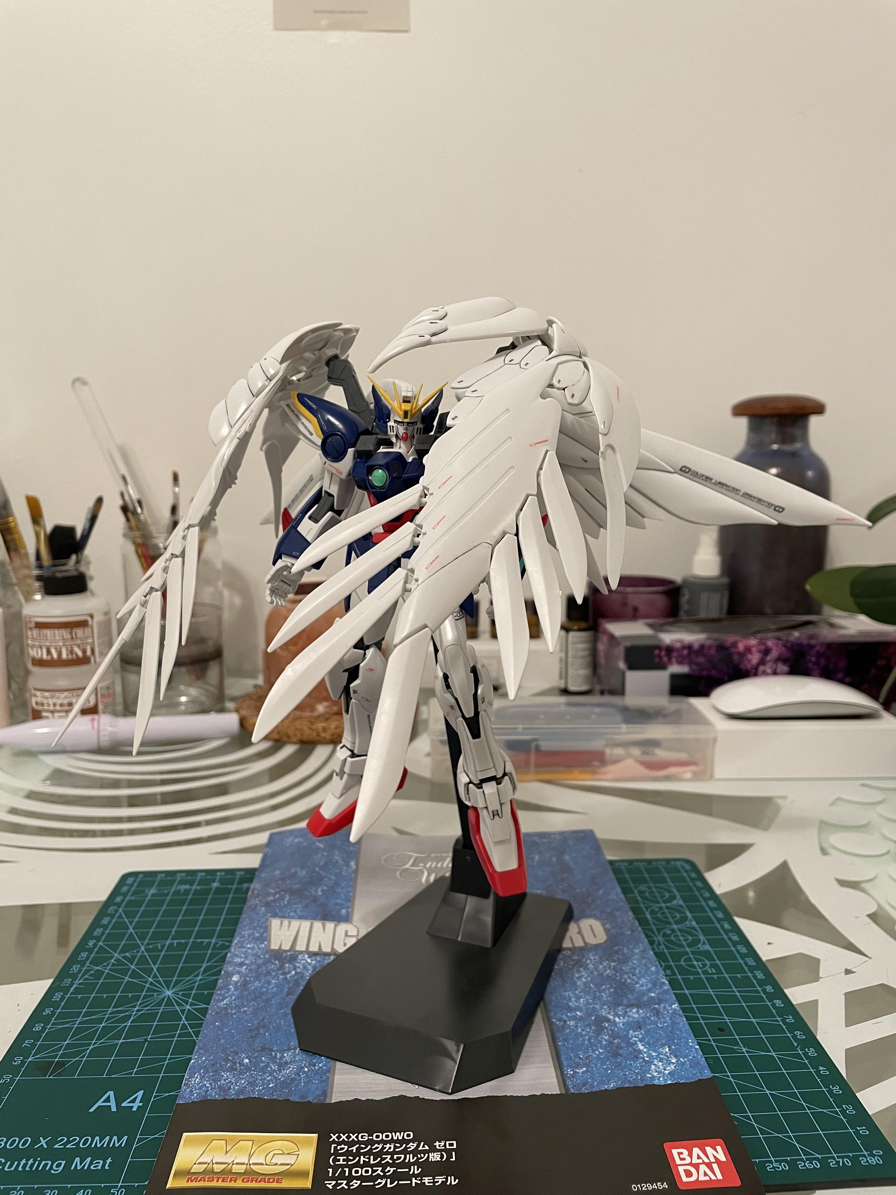 MG ウイングガンダムゼロ (2004年版、Ver. Kaじゃない方) 完成！ 自分