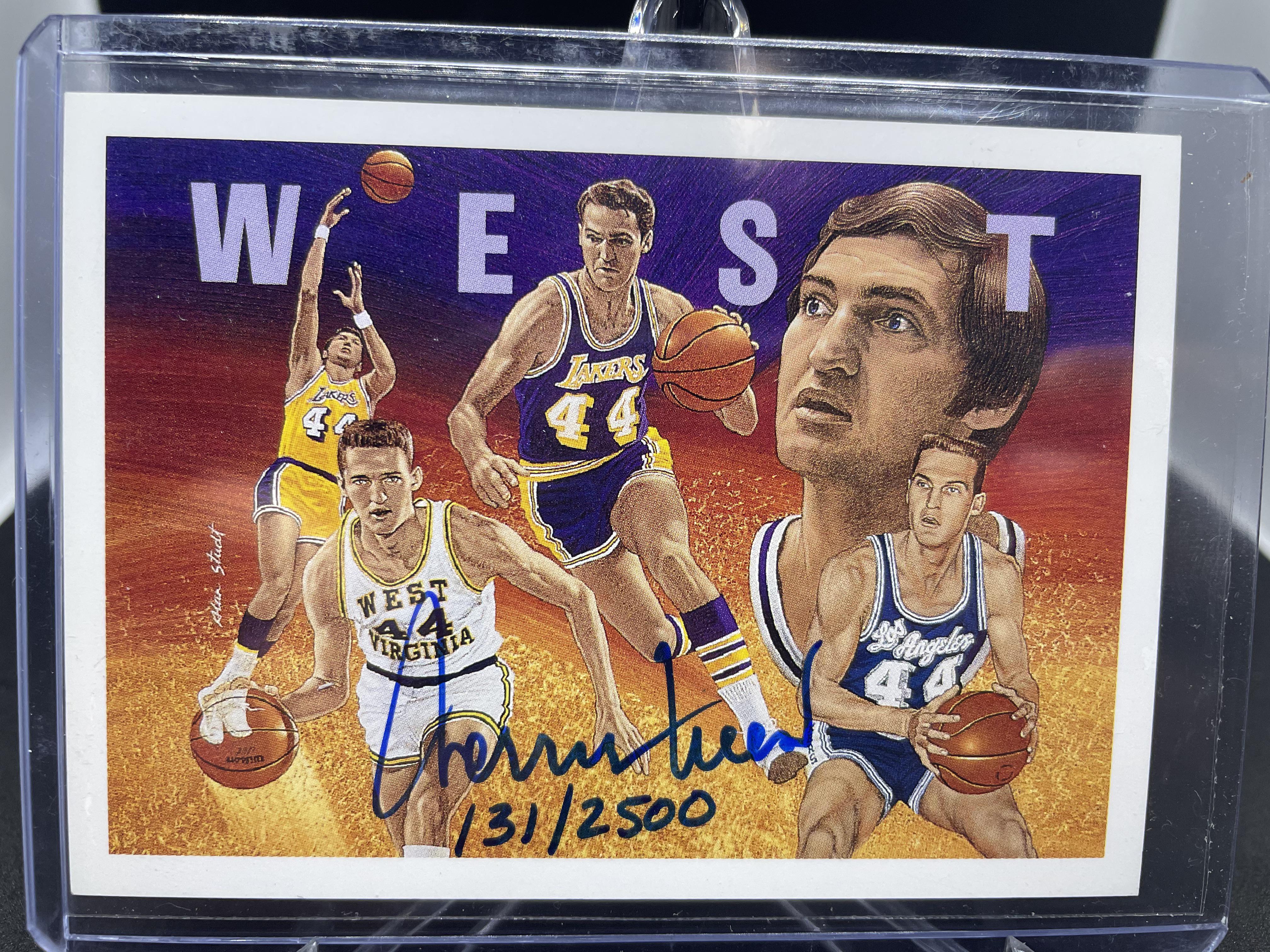 1991-92 Upper Deck Jerry West Basketball Heroes Auto. One of the