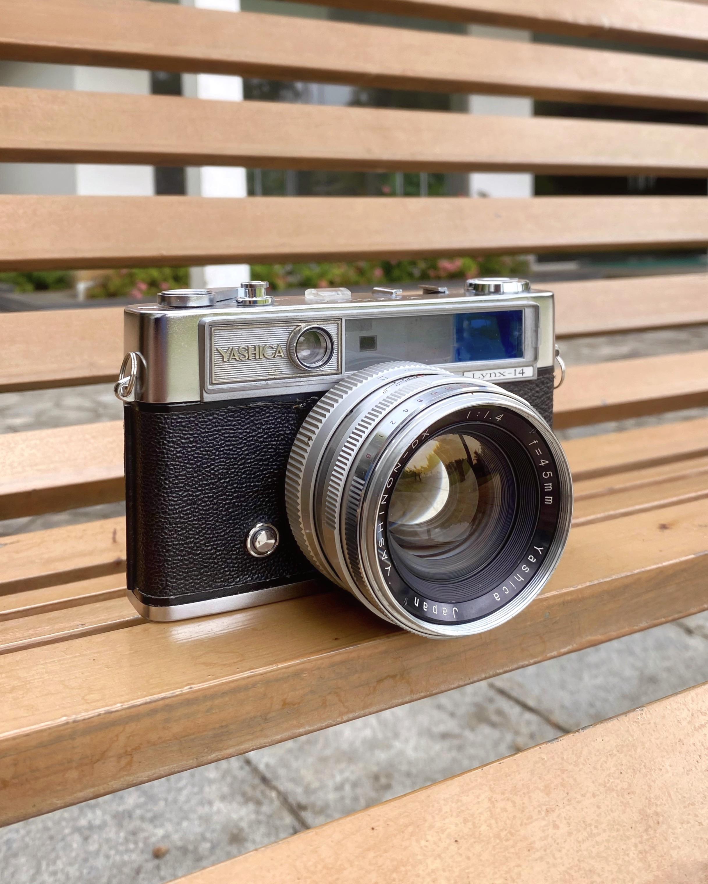 My beautiful 1965 Yashica Lynx 14 // 7 element 45mm f/1.4 Yashinon
