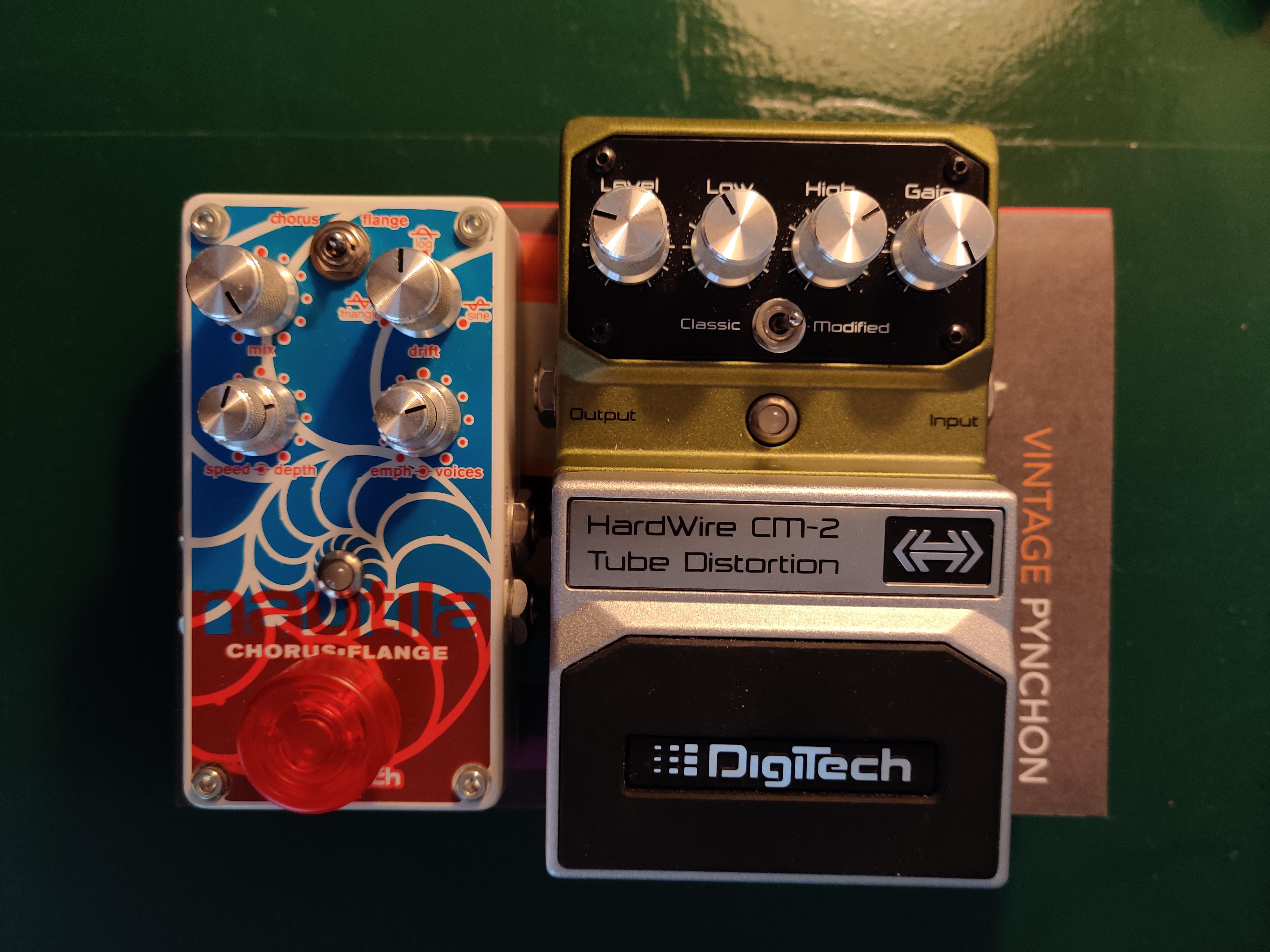 NPD: DigiTech Nautila Chorus/Flanger and Hardwire CM-2 Tube