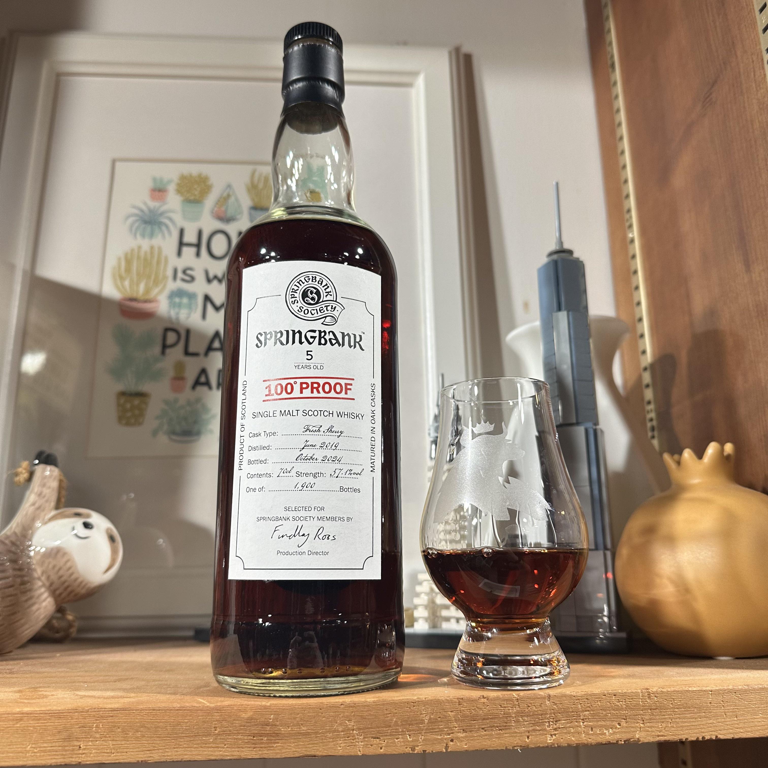 Review: Springbank 5y 100 Proof Sherry : r/Scotch