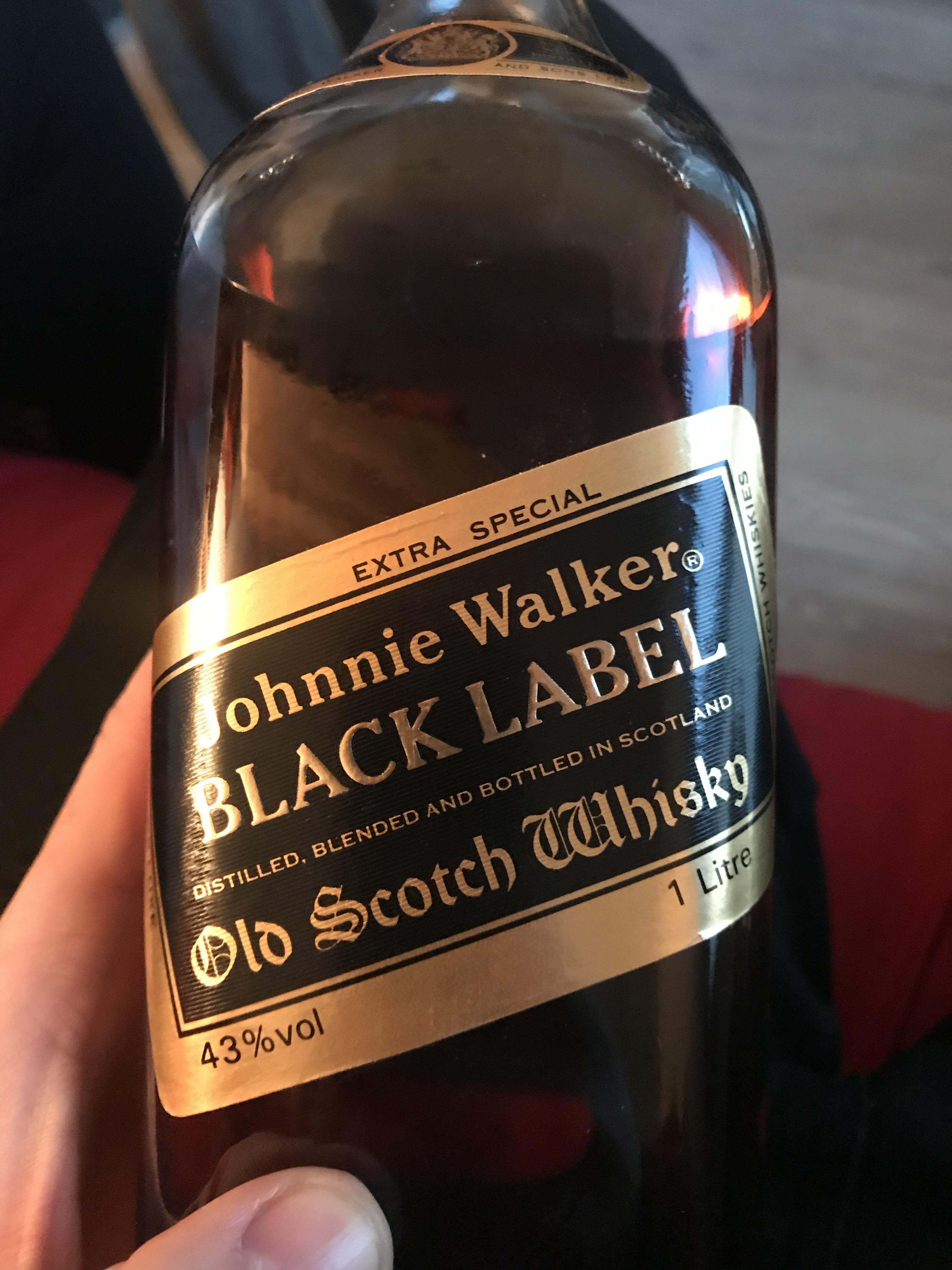 This extra special Johnnie Walker black label believed to have