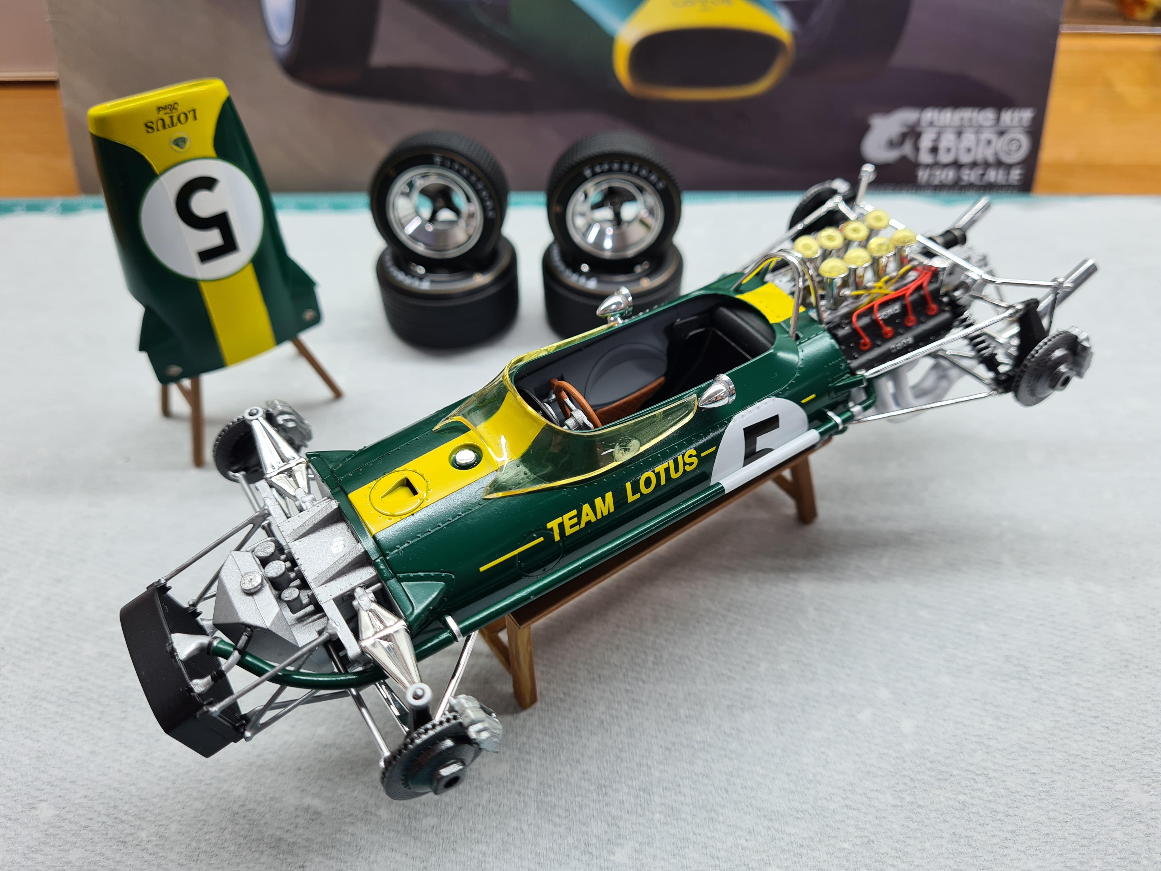 1/20 Team Lotus type 49 (1967) - EBBRO : r/ModelCars