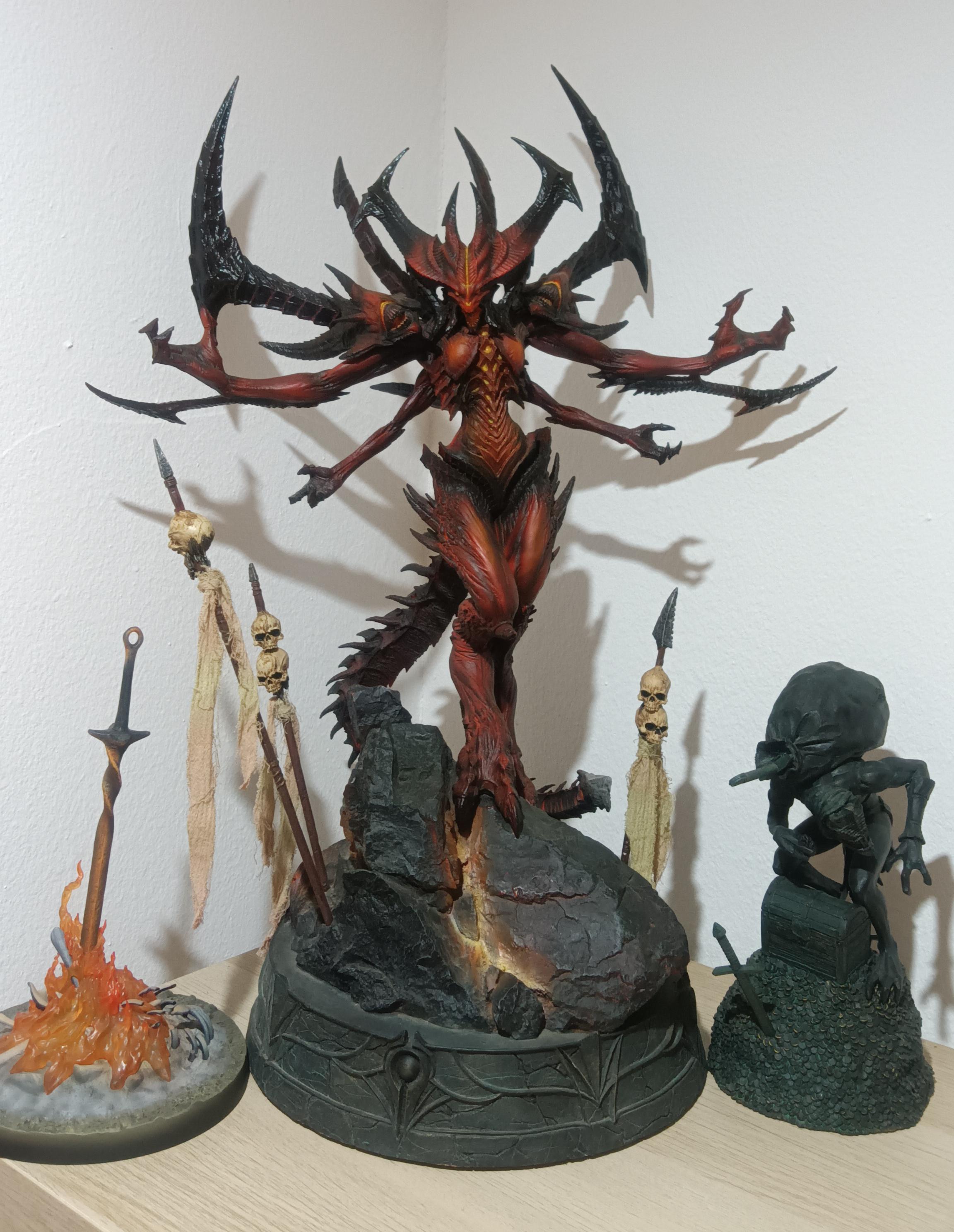 BLLIZARD Diablo3 statue ディアブロ DIABLO 3: DIABLO STATUE