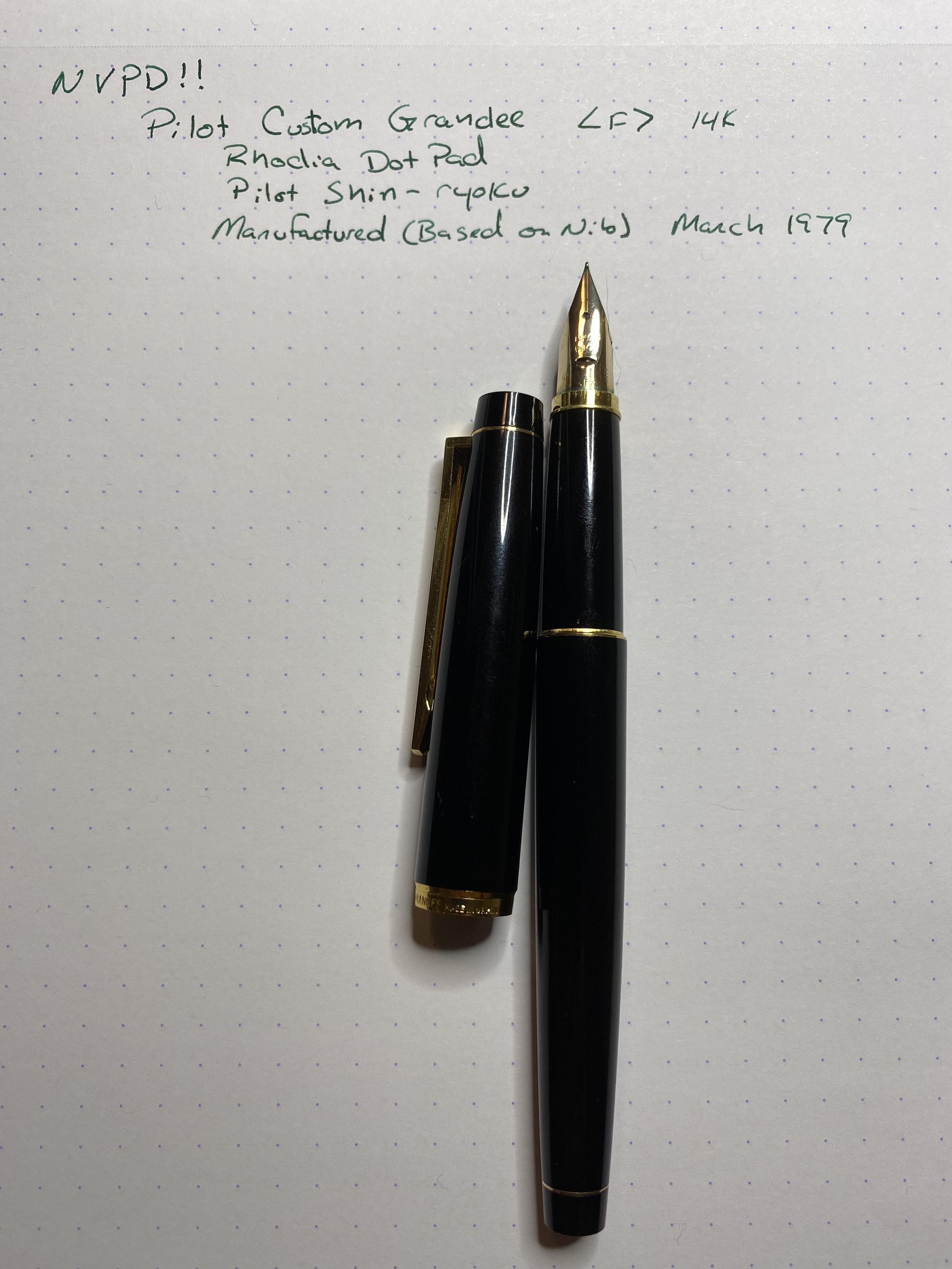 #0209 オーバーホール済み PILOT CUSTOM GRANDEE 14k 0209 オーバーホール済み PILOT CUSTOM GRANDEE 14k