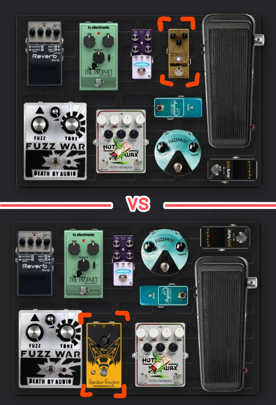 えーっと、簡単に言うと、自分のガレージロック用のエフェクターボード