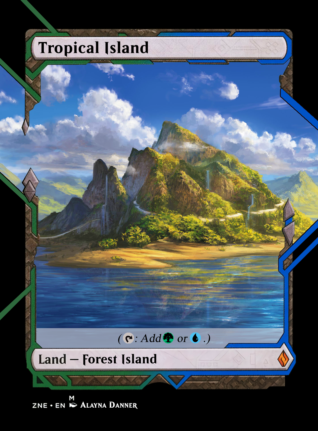 マジック：ザ・ギャザリング mtg Tropical Tropical Island - Alpha