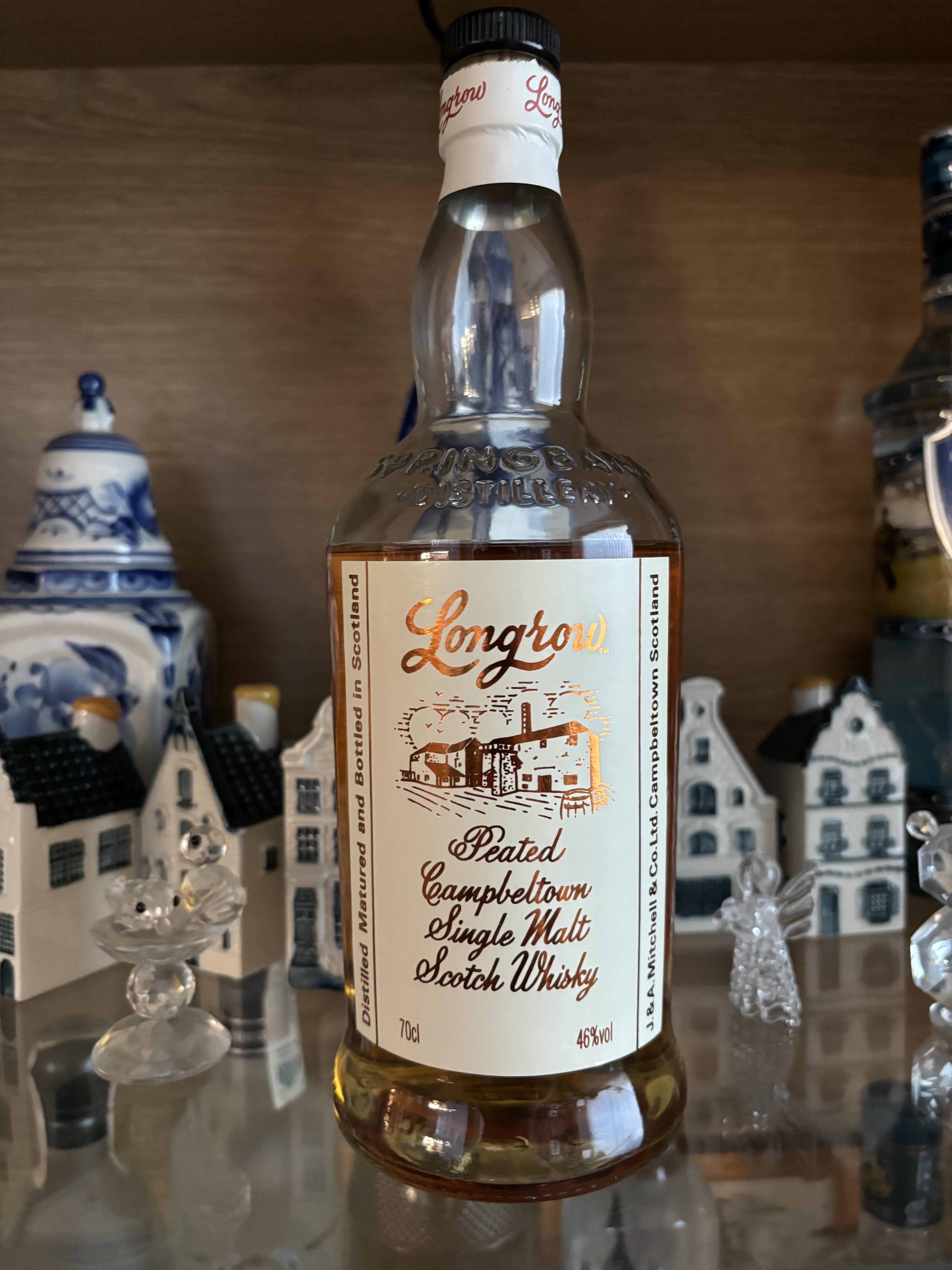 ロングロウ ピーテッド シングルモルトウイスキー 700ml 3本セット