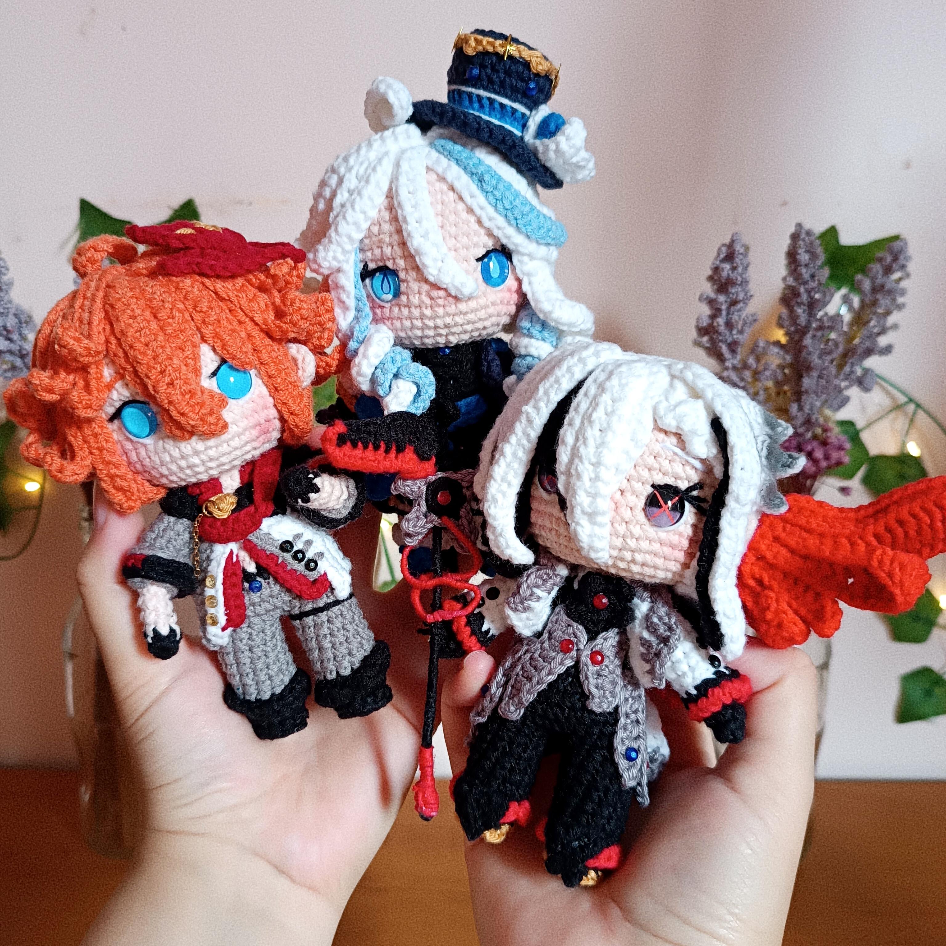 原神キャラクターあみぐるみ（パターンは meikyniel.handmade） : r