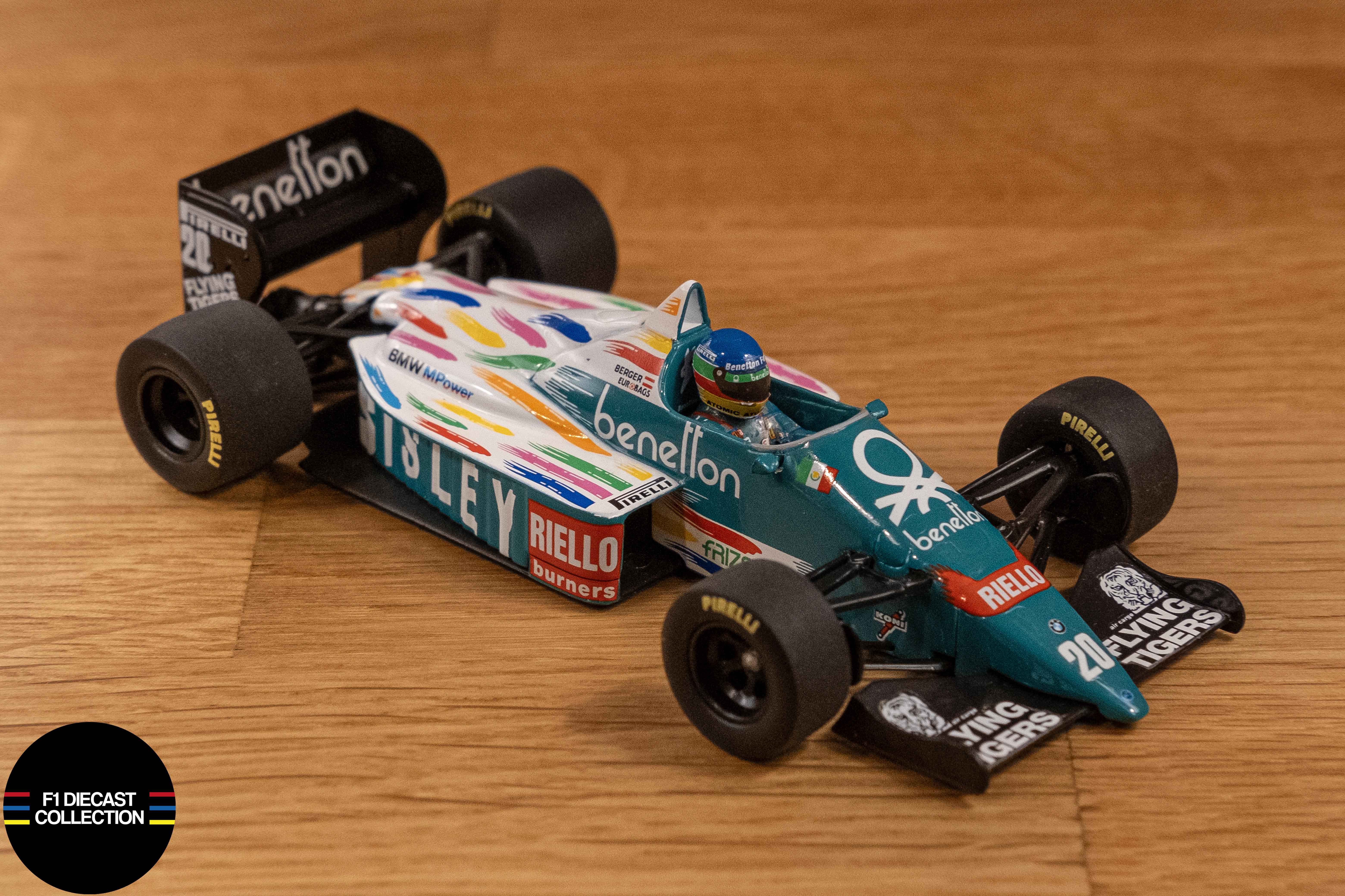 Minichamps 1/43 1986 Benetton B186 driven by Gerhard Berger : r