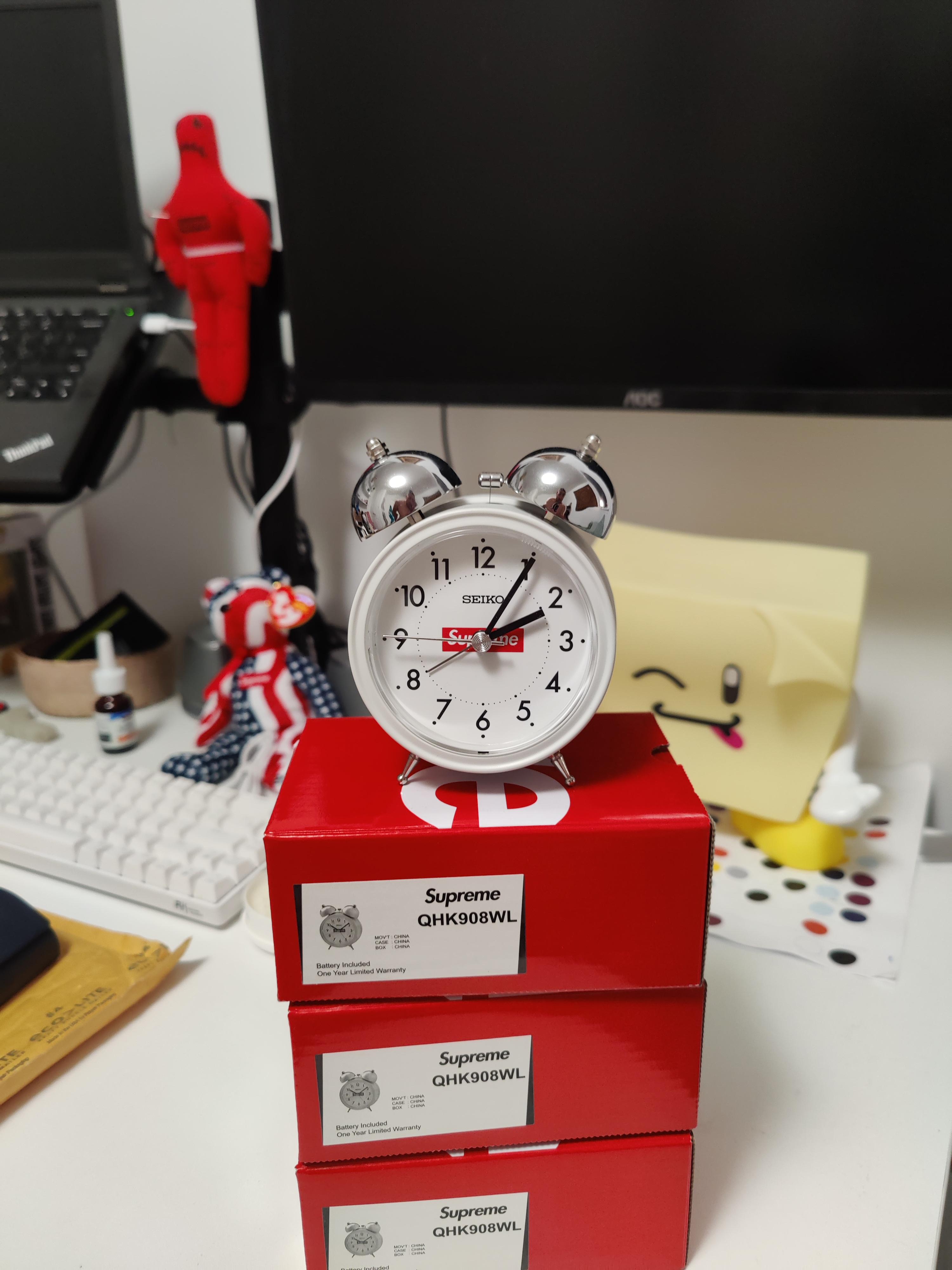 Supreme Seiko Mai Alarm Clock 赤 【公式通販】