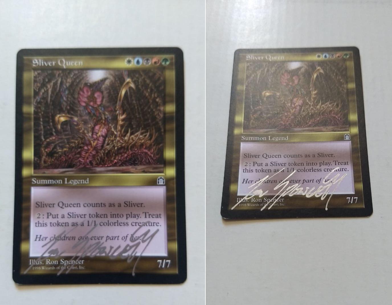 水銀のドラゴン mtg foil 英語 サイン サインド Ron Spencer 水銀の