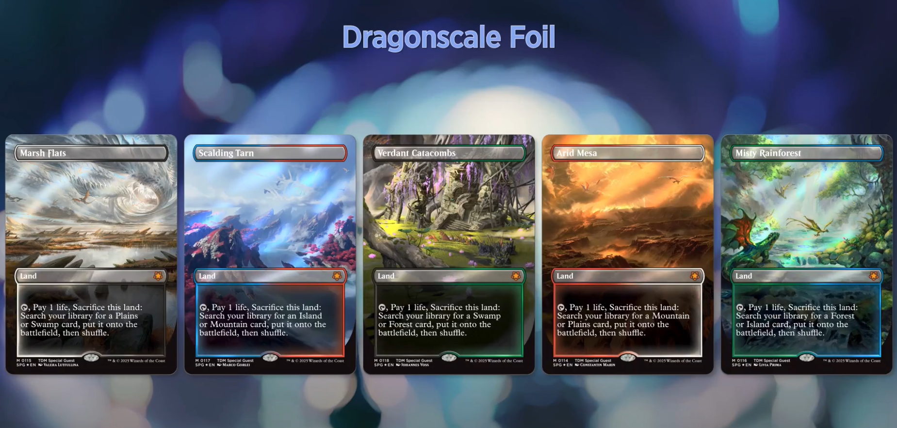 MTG フェッチランド 友好色 拡張foil 英語 MTG フェッチランド 友好色