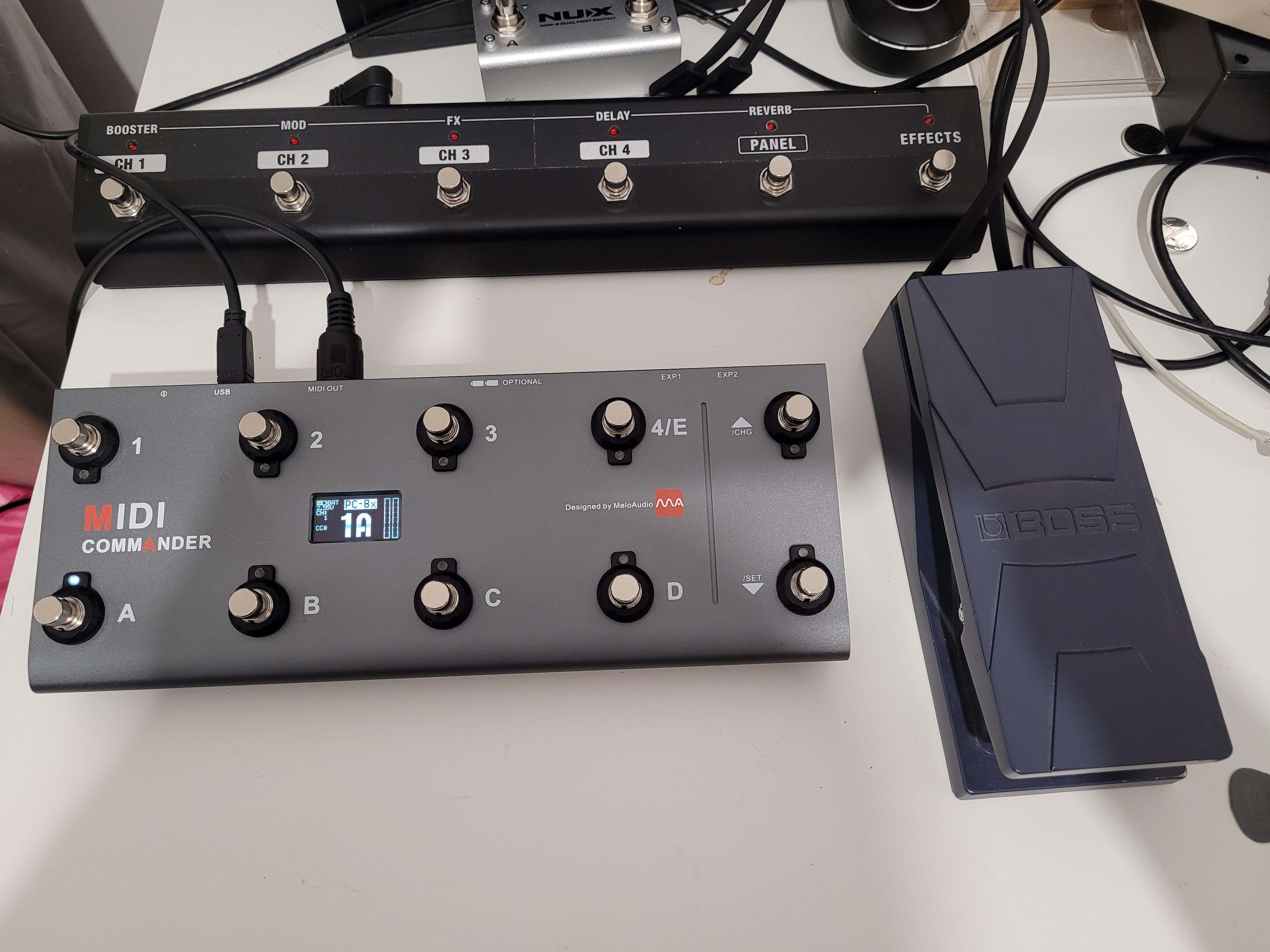 MIDI COMMANDER MIDIフットコントローラー Meloaudio Midi Commander