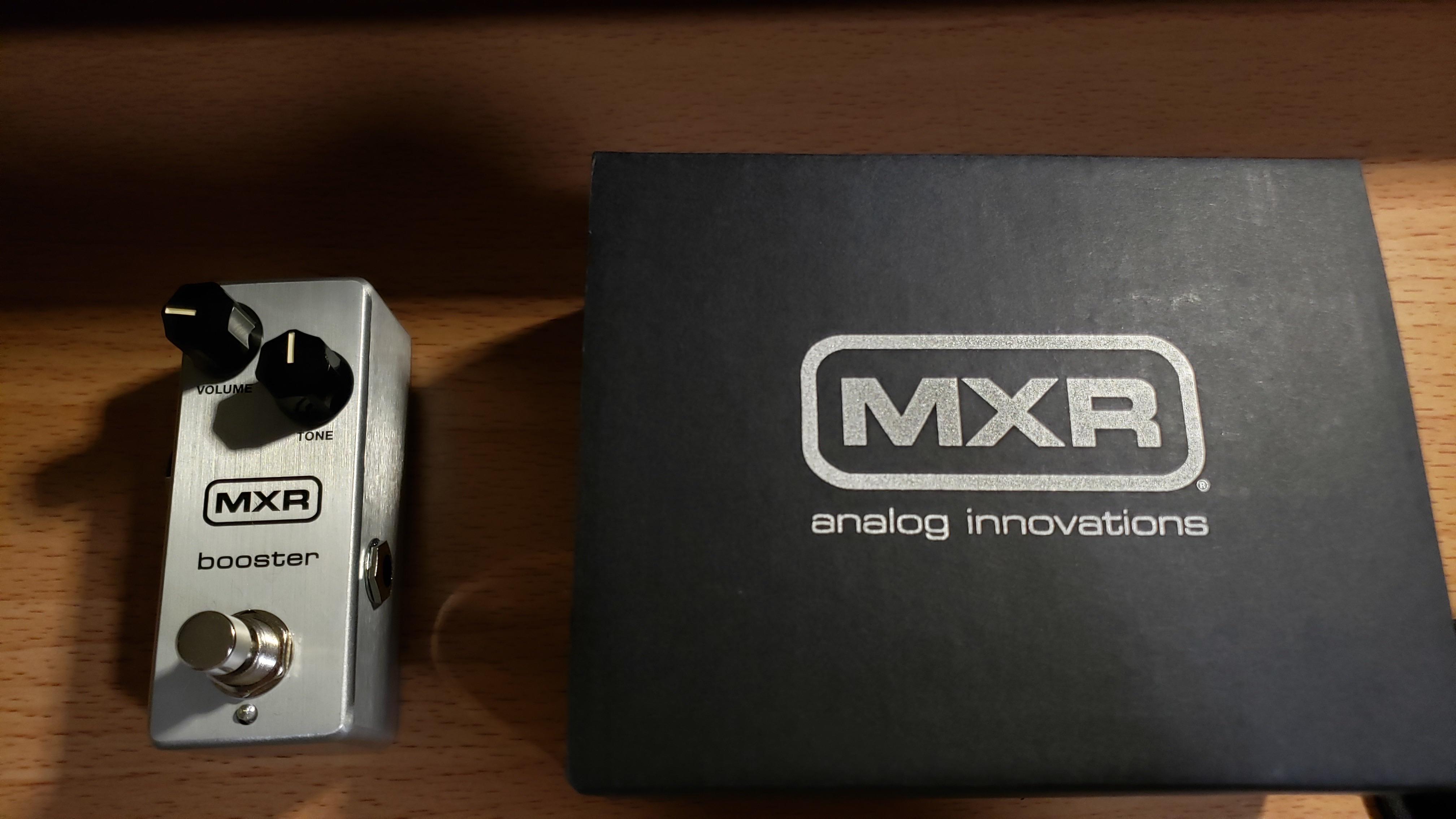NPD for my belated birthday: the MXR boost mini (review in the