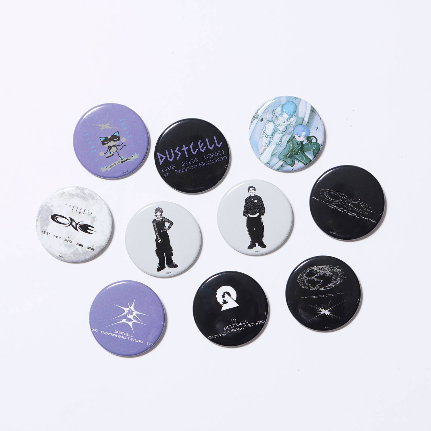 DUSTCELLグッズまとめ売りFC年間特典(4点)サイン入りグッズ(1点) 等