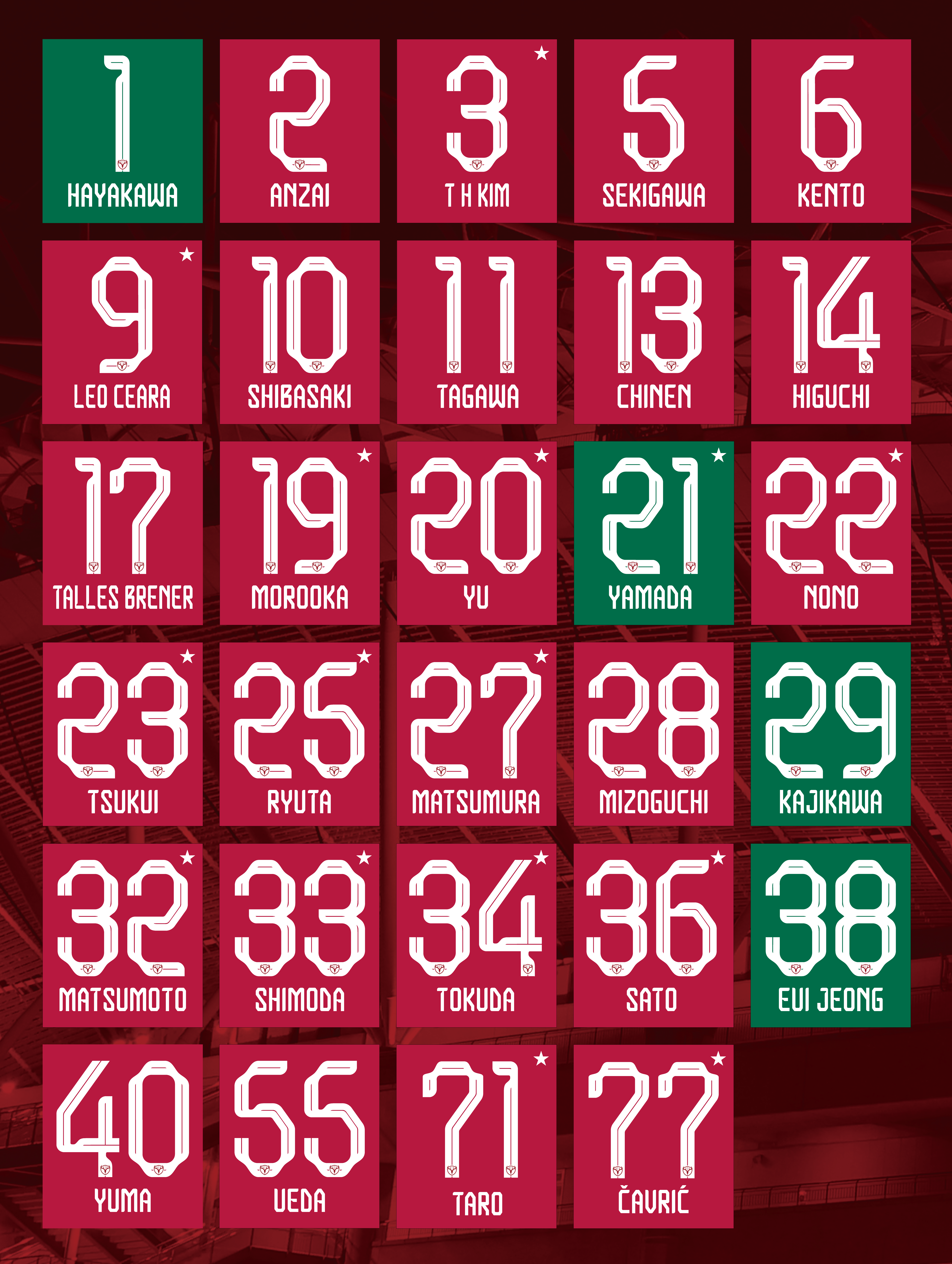 2025 KASHIMA ANTLERS SEASON UNIFORM – 鹿島アントラーズFC - 公式