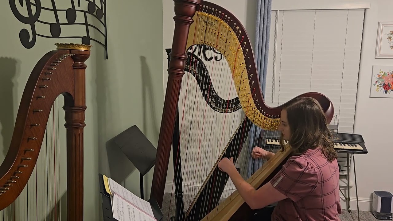 バクタワハープ(マホガニー) 29弦 演奏 - YouTube