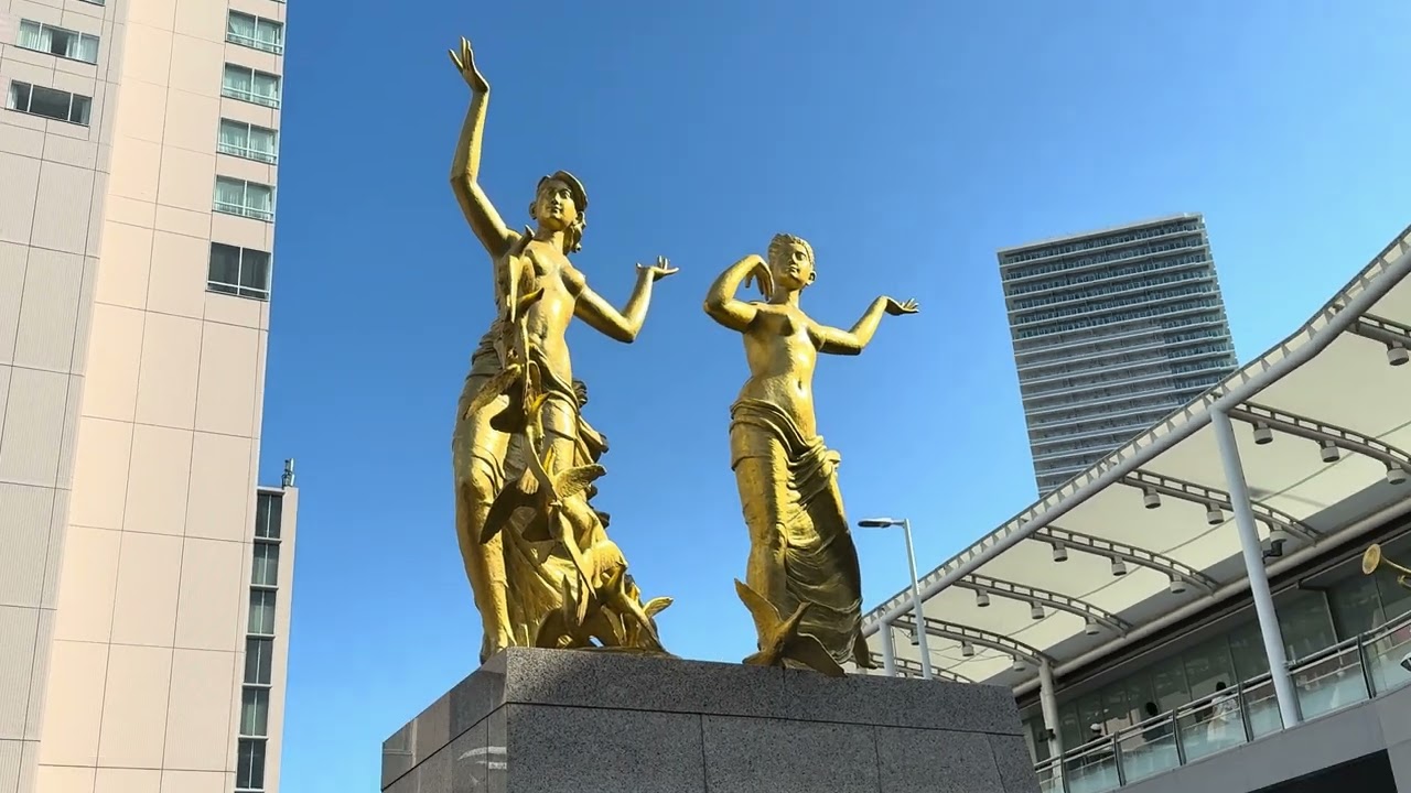 朝』 圓鍔勝三（えんつばかつぞう）作 広島市南区松原町1-2 #広島