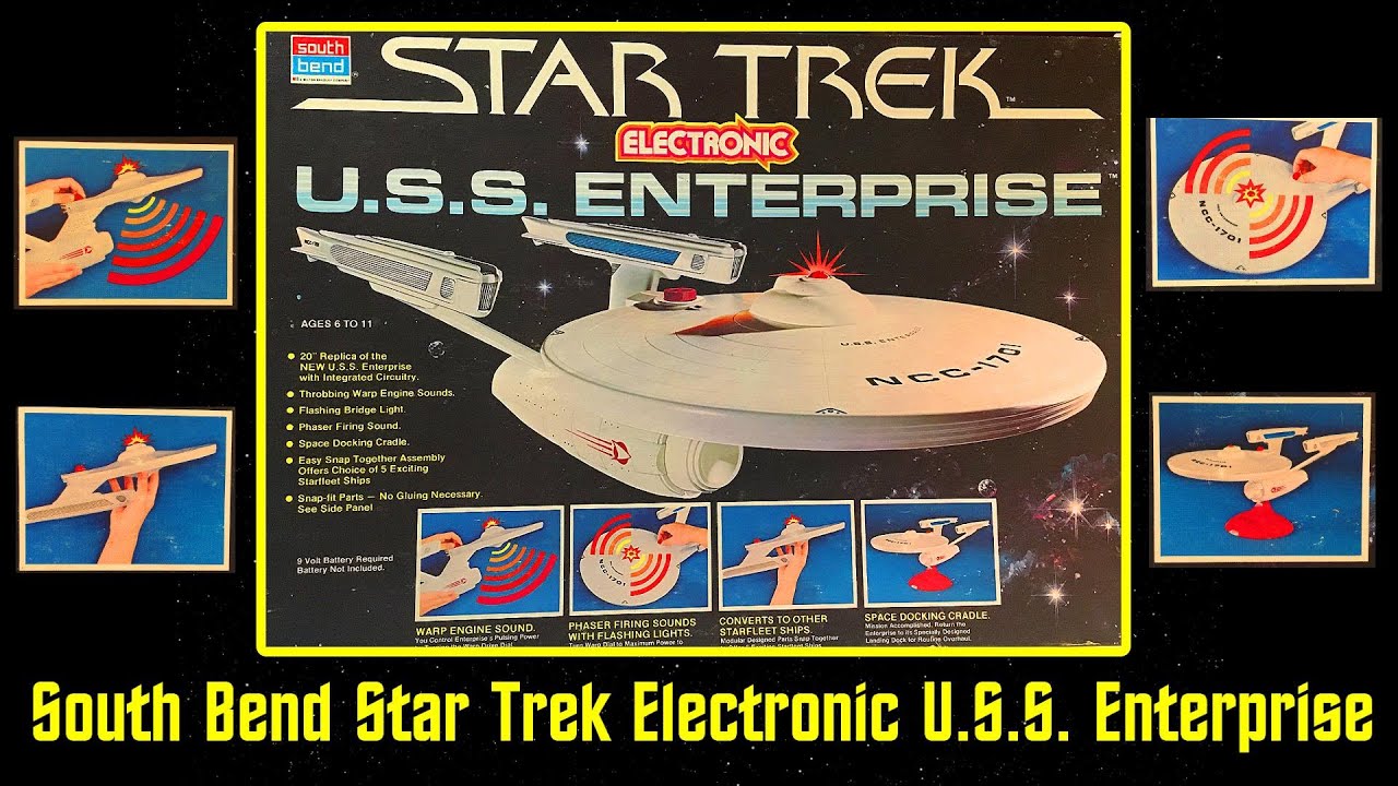 South Bend Star Trek Electronic U.S.S. Enterprise (1979) - YouTube