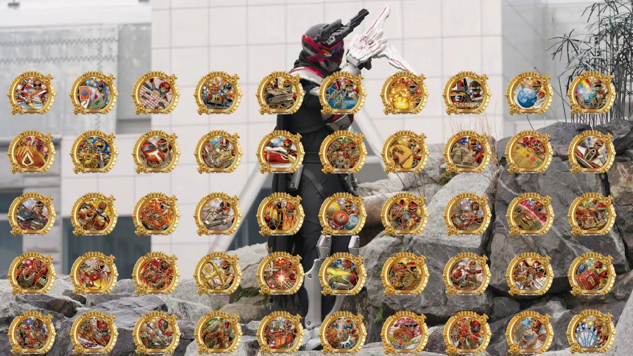 赤い戦隊レンジャー召喚 (リングハンター・ガリュード) - YouTube