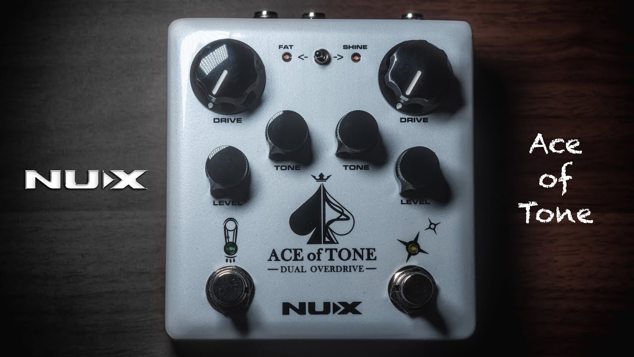NUX Ace Of Tone dual overdrive pedal test by Jimmy Lin No Talking