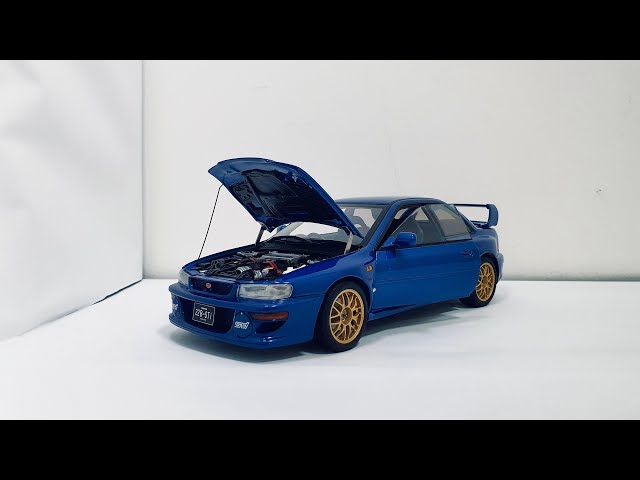 ジャンク】オートアート 1/18 impreza 22b Blue オートアート 1/18
